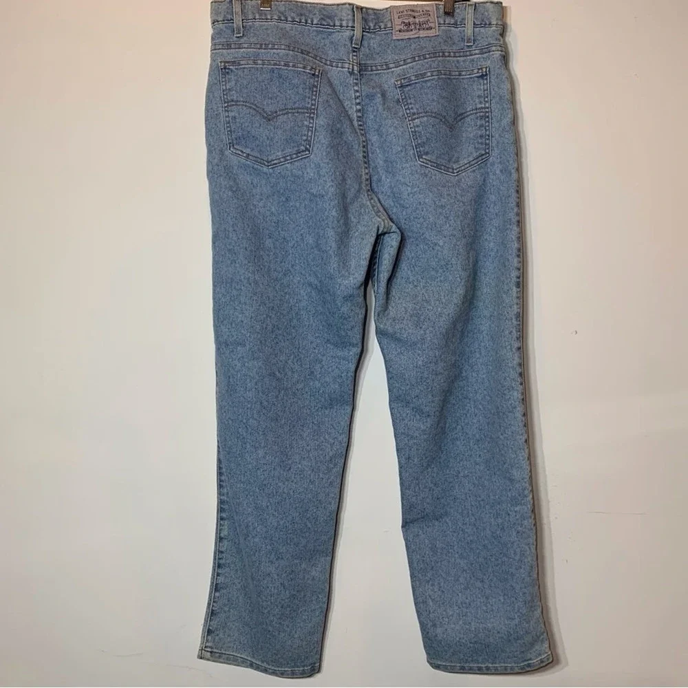 Vintage Levi's White Tab Light Blue Men's Jeans Flex Denim 36‎ X 29